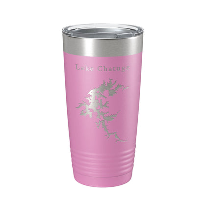 Lake Chatuge Map Tumbler Travel Mug Insulated Laser Engraved Coffee Cup Georgia North Carolina 20 oz-14