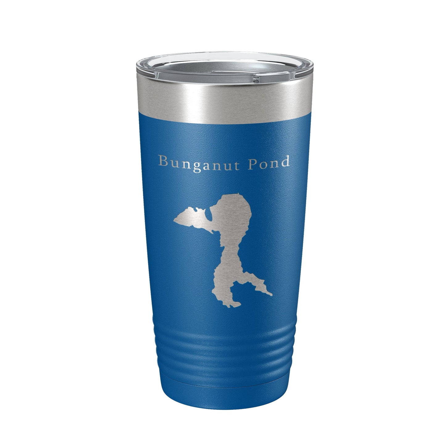 Bunganut Pond Tumbler Lake Map Travel Mug Insulated Laser Engraved Coffee Cup Maine 20 oz-6