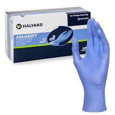 Halyard Aquasoft™ Blue Nitrile Exam Gloves, HAL 43934