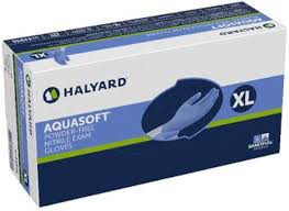 Halyard Aquasoft™ Blue Nitrile Exam Gloves, HAL 43936