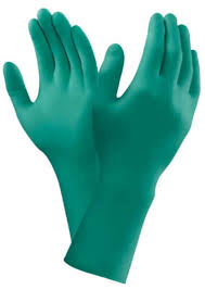 Halyard Purezero® Hg5 Blue Nitrile Cleanroom Gloves, HAL CLN90511XL