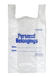 Medegen Patient Personal Belongings Bags, MDG TBPB20W