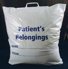 Medegen Patient Personal Belongings Bags, MDG 3972