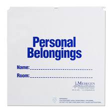 Medegen Patient Personal Belongings Bags, MDG MD920690EH