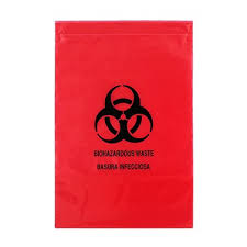 Medegen Minigrip Biohazar Disposal Bags, MDG UF95-BL10