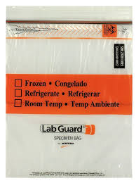 Medegen Minigrip Lab Guard® Specimen Transport Bag, MDG IP1215B3T