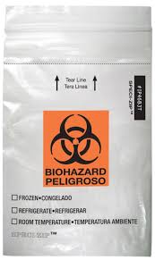 Medegen Minigrip Speci-Gard® Lab Specimen Transport Bags, MDG SPECI-UV