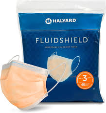 Halyard Fluidshield™ Face Masks, KIM 00148