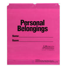 Medegen Patient Personal Belongings Bags, MDG DTPB20C