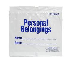 Medegen Patient Personal Belongings Bags, MDG DTPB20W