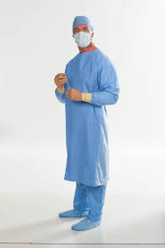 Halyard Aero Blue Performance Surgical Gowns, HAL 43624NS