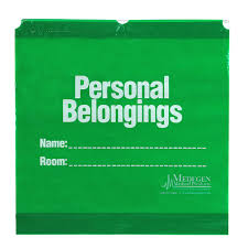 Medegen Patient Personal Belongings Bags, MDG DSPB2020B